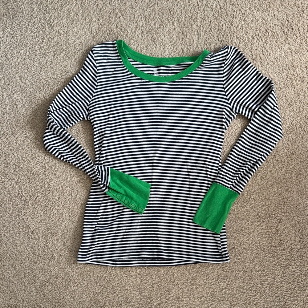 GAP Striped Long Sleeve Top